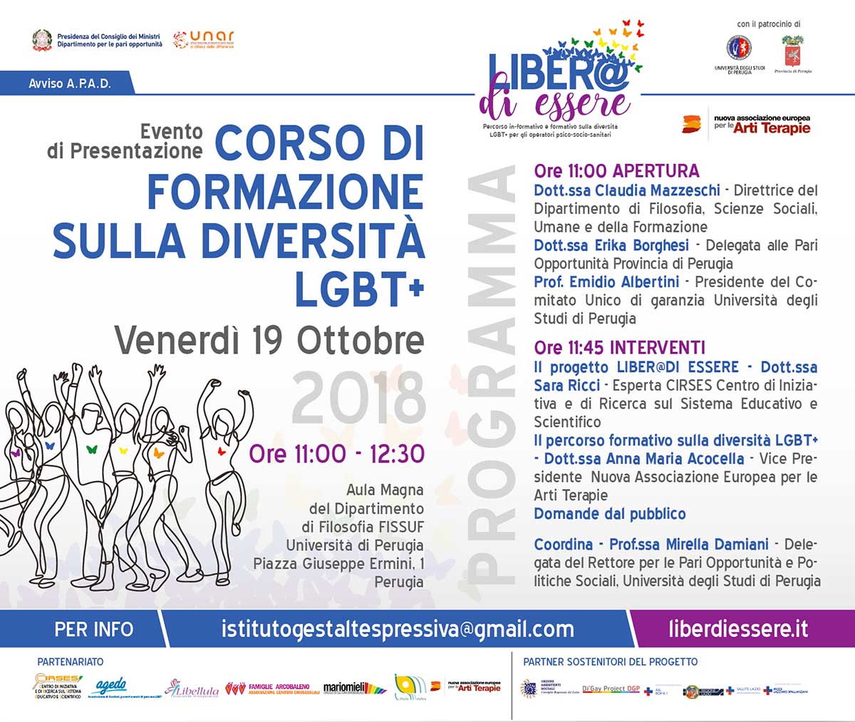Presentazione del Corso Liber@ di Essere - Perugia